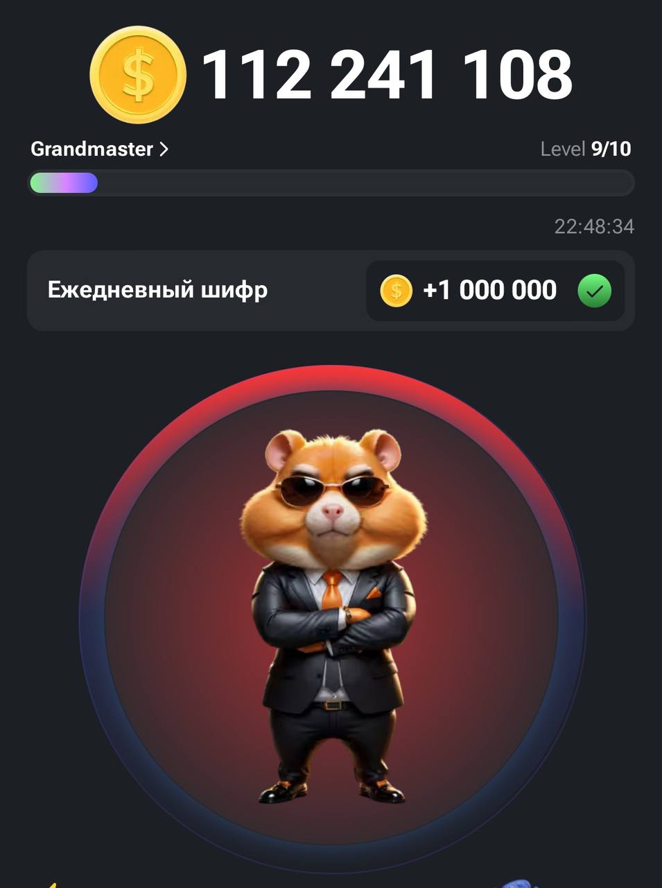 Hamster kombat комбо и шифр