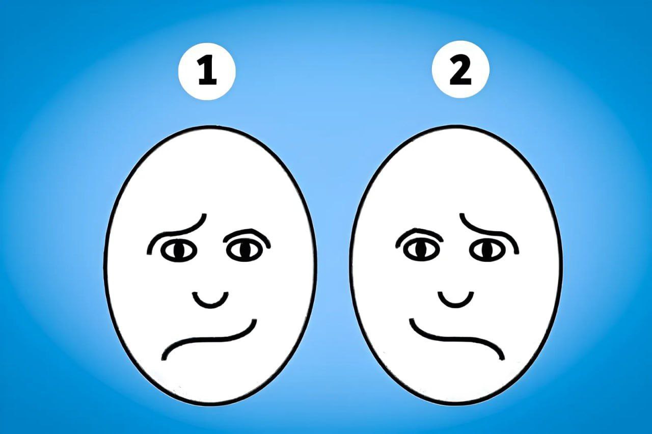 Три картинки тест. Which face